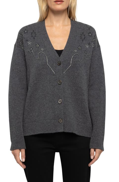 Mirkaz Strass Cashmere Cardigan