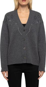 Zadig & Voltaire Mirkaz Strass Cashmere Cardigan