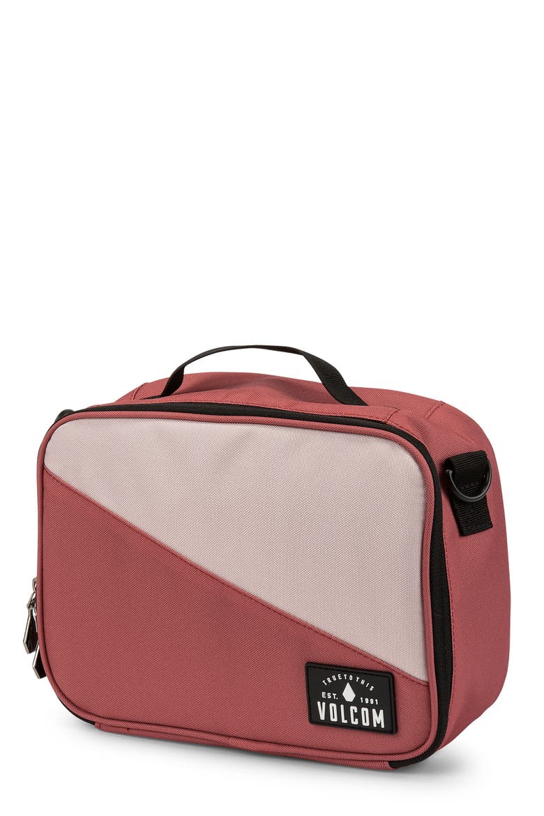 Brown Bag Lunch Box, Main, color, DUST RED