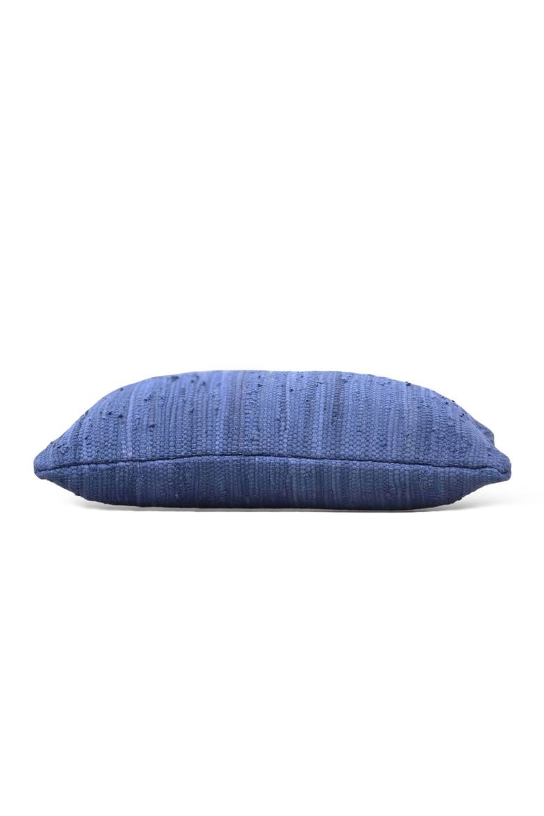 Chindi Lumbar Pillow - Cover + Insert, Alternate, color, Marine