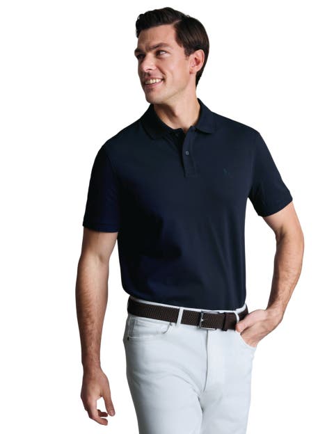 Short Sleeve Cotton Stretch Pique Polo