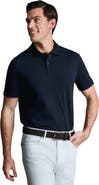 Charles Tyrwhitt Short Sleeve Cotton Stretch Pique Polo
