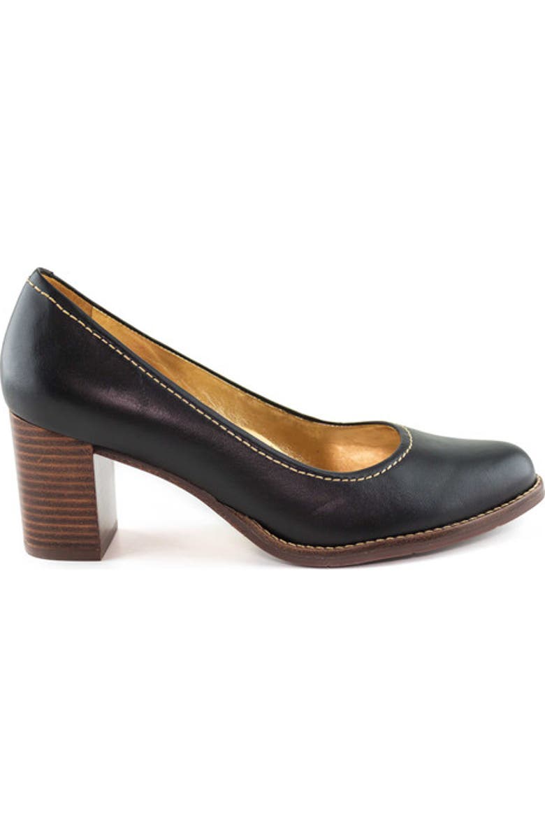 Marc Joseph New York NYC Leather Pump, Alternate, color, Black Napa