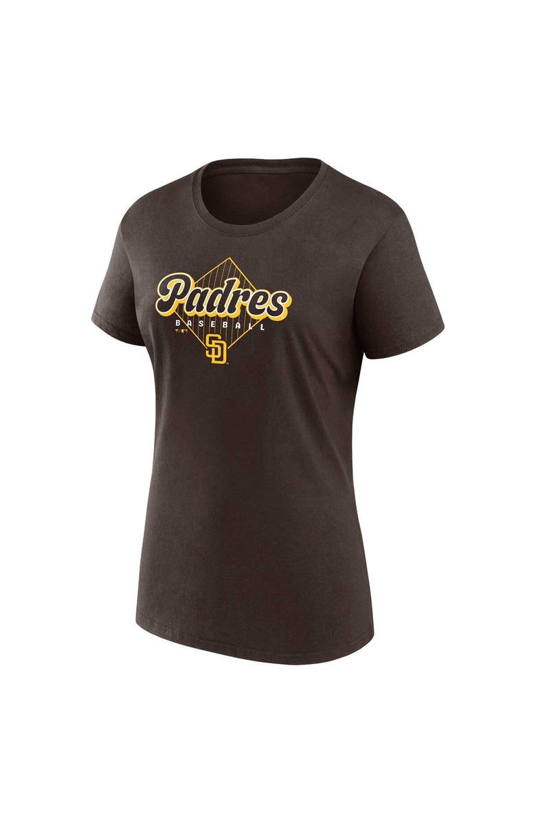 FANATICS Women's Fanatics Branded Gold/Brown San Diego Padres T-Shirt Combo Pack, Alternate, color, 