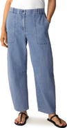 Eileen Fisher Organic & Recycled Cotton High Waist Ankle Arch Jeans