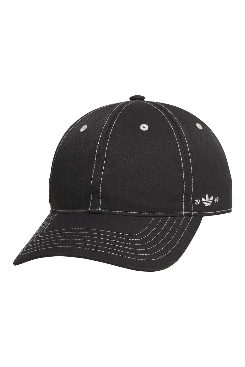 Stealth Strap Back Baseball Cap, Main, color, BLACK/ OFF WHITE