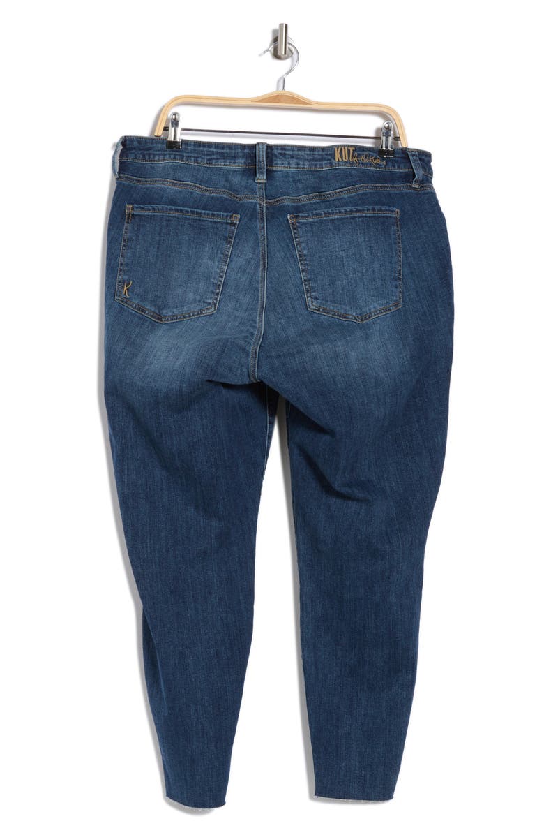 KUT from the Kloth Carlo Raw Hem Ankle Skinny Jeans, Alternate, color, Everlasting