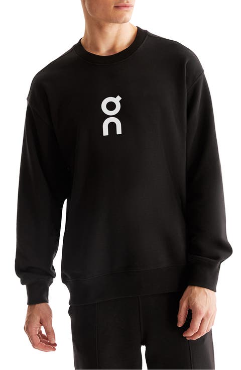 Club Crewneck Cotton Blend Sweatshirt