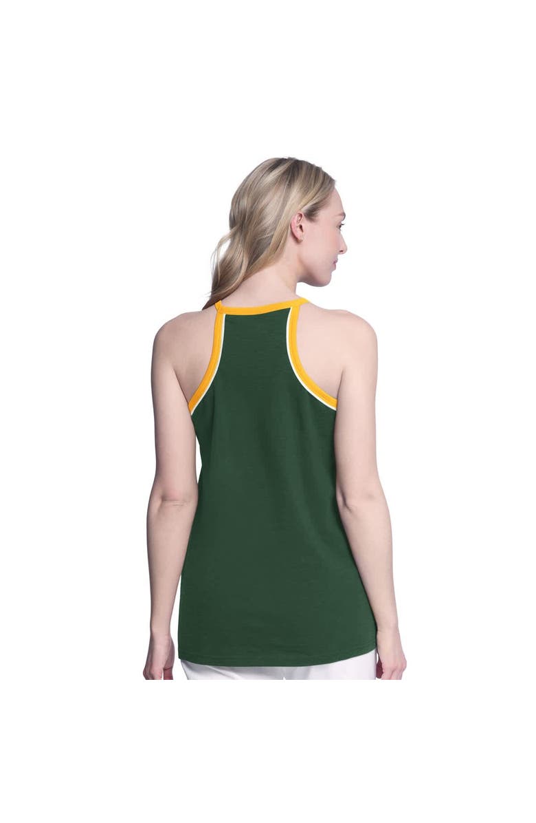 G-III 4HER BY CARL BANKS Women's G-III 4Her by Carl Banks Green Athletics Curveball Racerback Tank Top, Alternate, color, Green