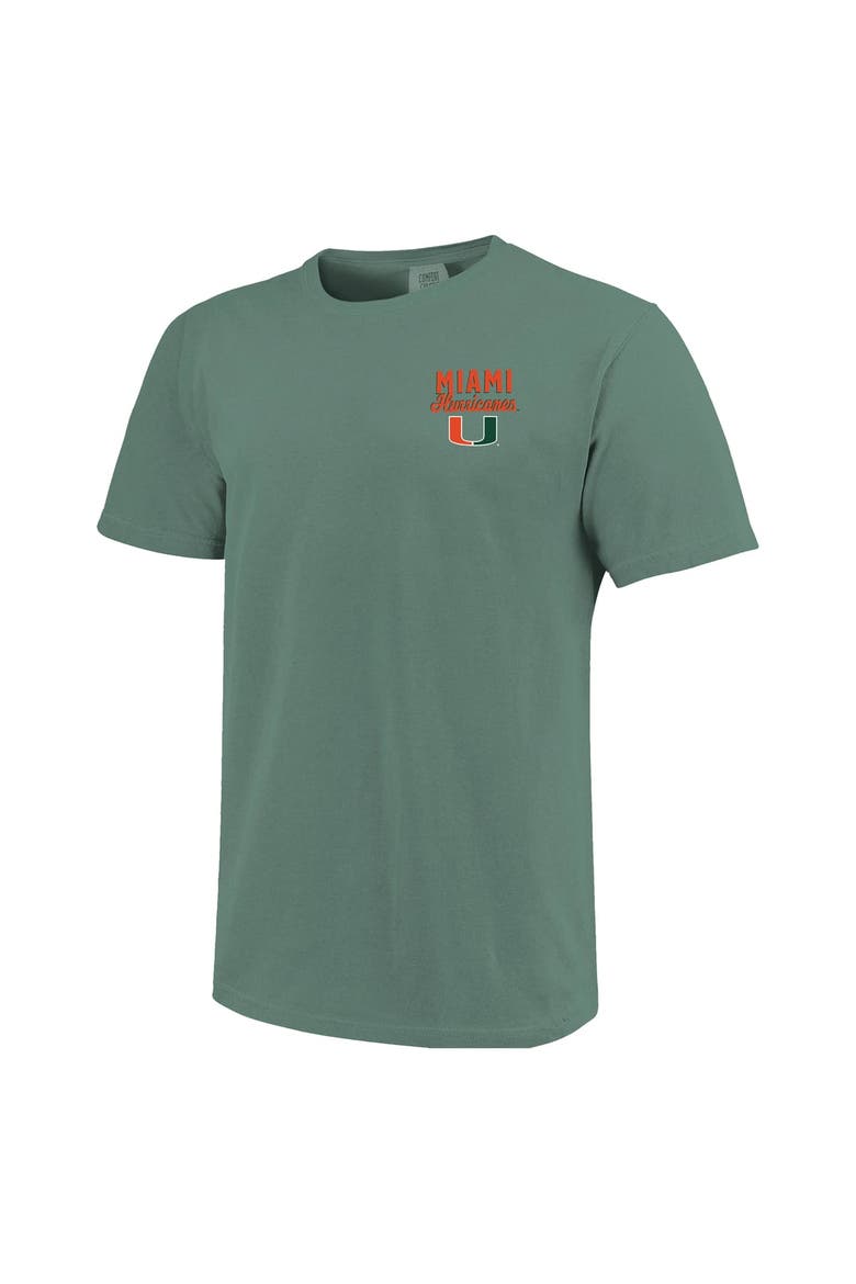 Men's  Green Miami Hurricanes America's Team T-Shirt, Alternate, color, Green