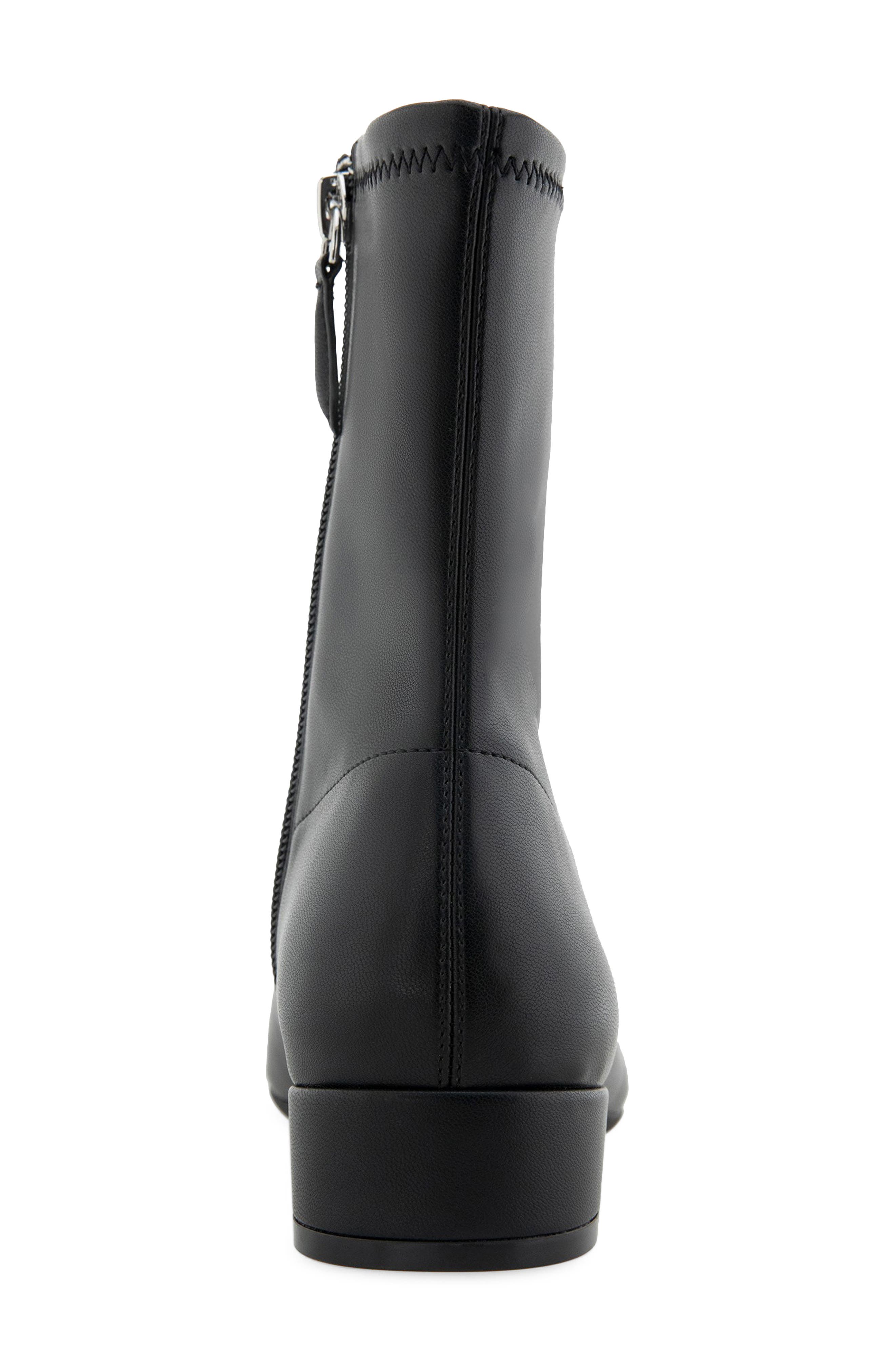 Nina Block Heel Bootie, Alternate, color, BLK BLACK