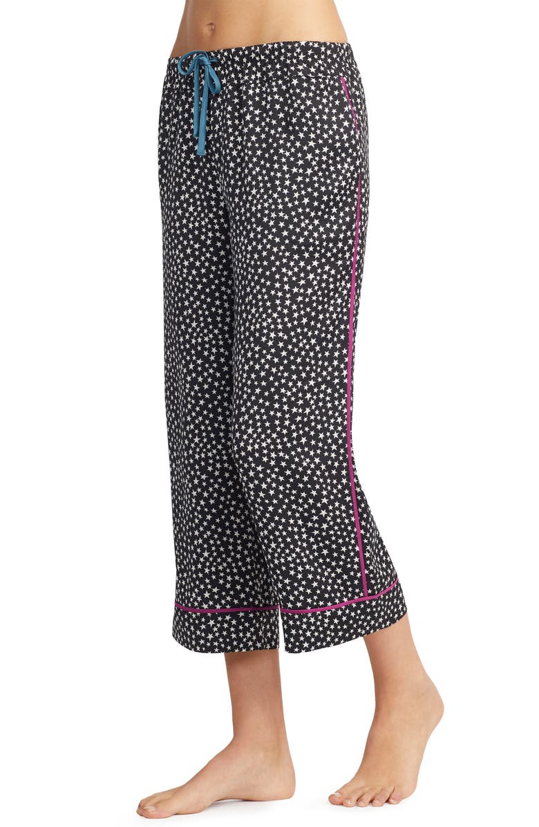 Room Service Pjs ROOM SERVICE Crop Satin Pajama Pants, Main, color,