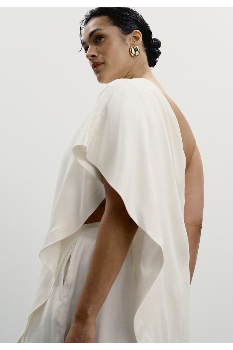 Longline Cape Top, Alternate, color, VANILLA ICE