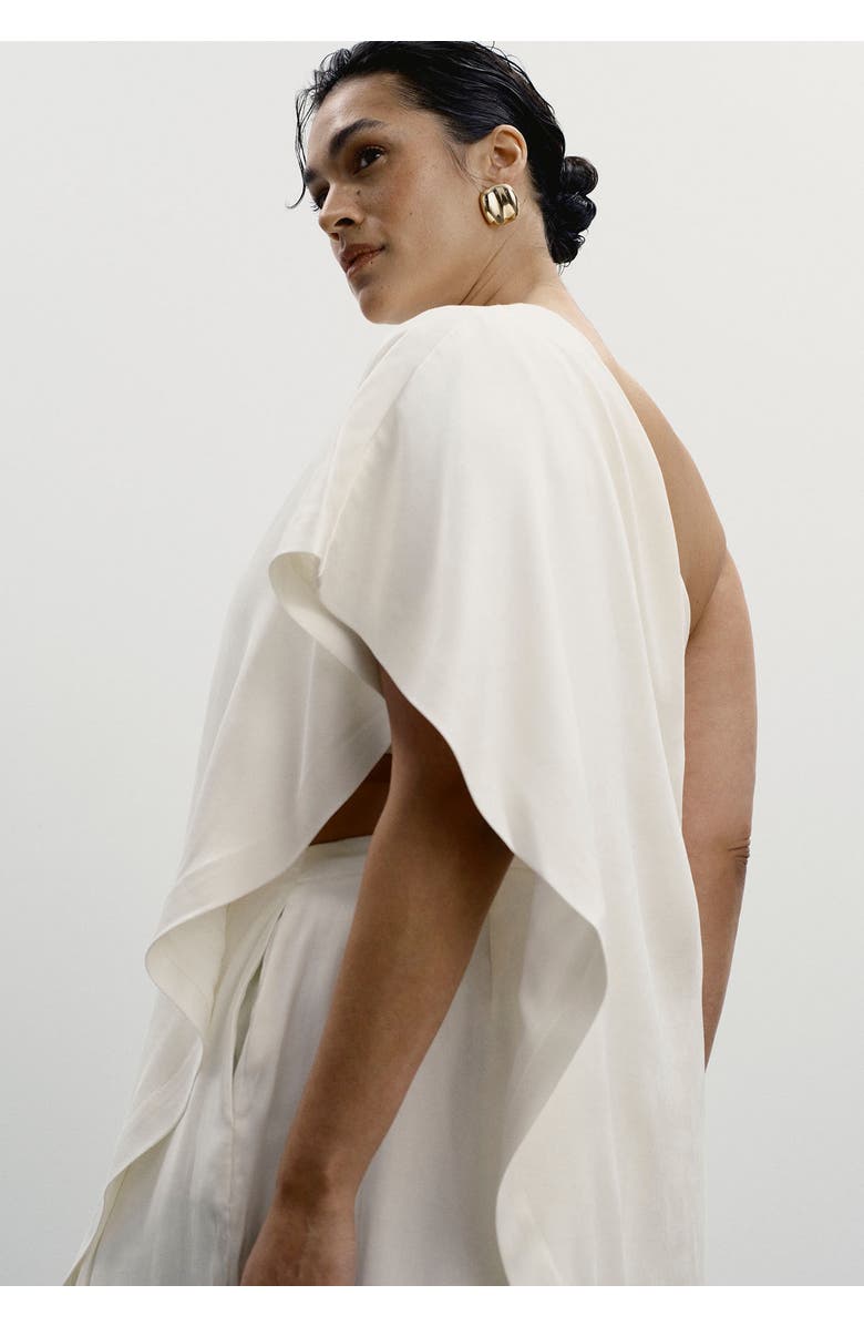 11 Honoré Longline Cape Top, Alternate, color, Vanilla Ice