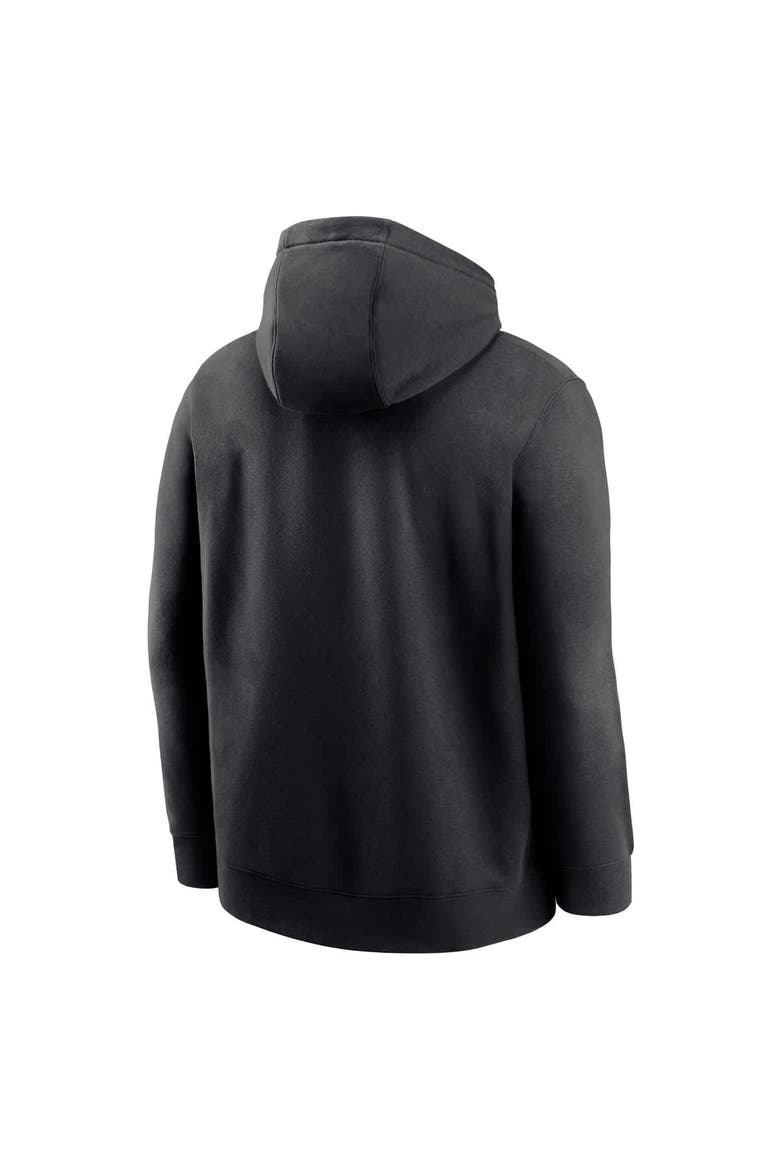 Men's Nike Black Penn State Nittany Lions Throwback Club Fleece Pullover Hoodie, Alternate, color, Black