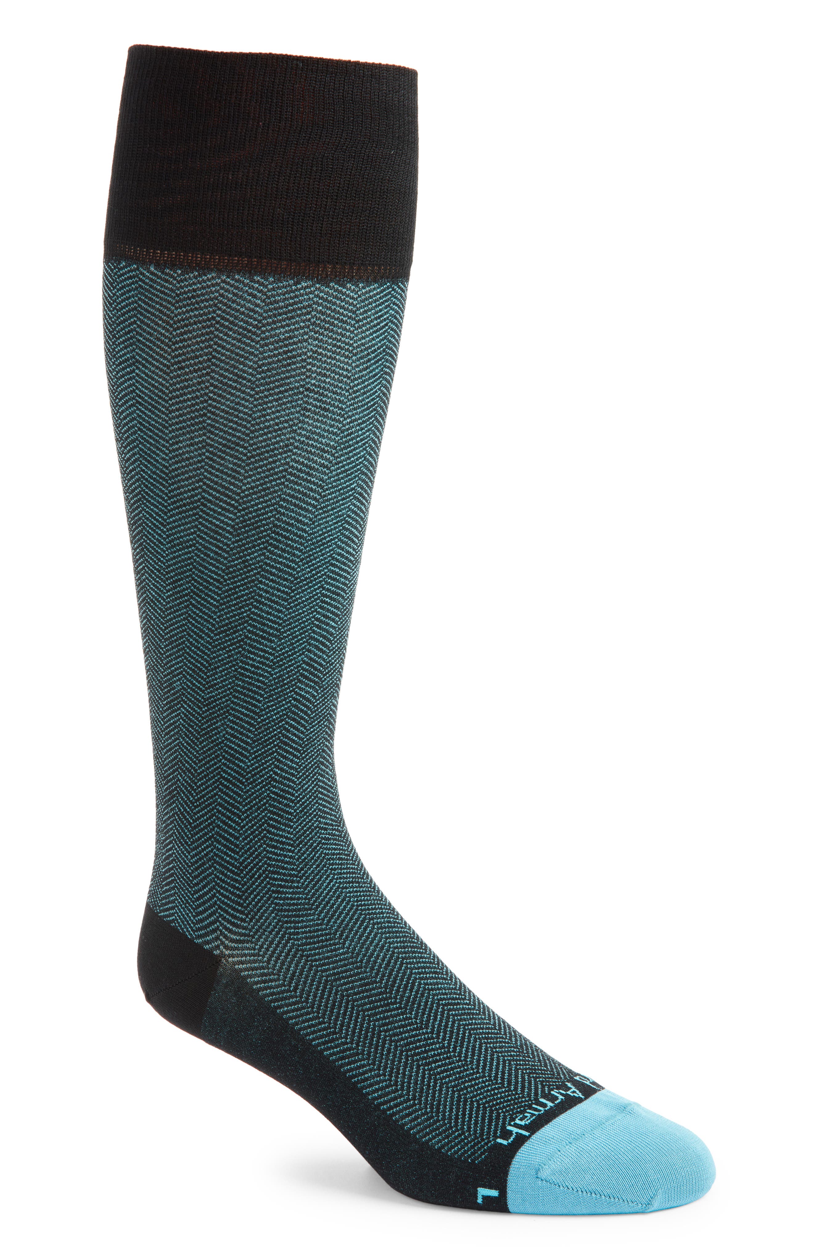 EDWARD ARMAH Basket Weave Cotton Blend Dress Socks (Men) | Nordstromrack