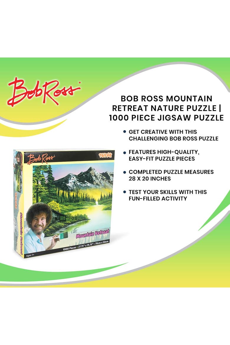 Mountain Retreat Nature Puzzle | 1000 Piece Jigsaw Puzzle, Alternate, color, Multi-Color