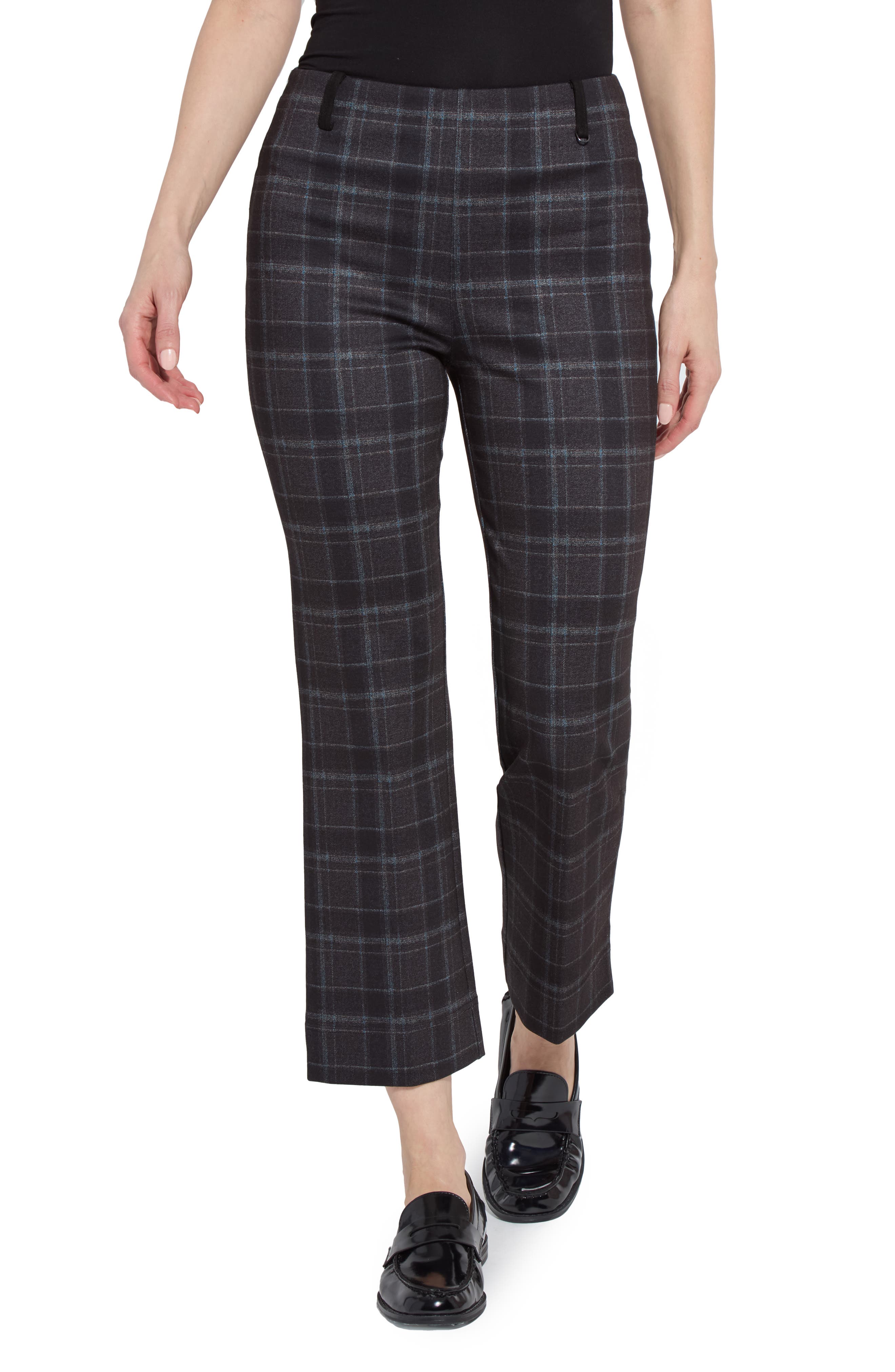 Plaid Baby Boot Ankle Pants