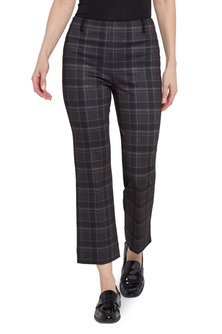 Plaid Baby Boot Ankle Pants, Main, color, BRISTOL PLAID