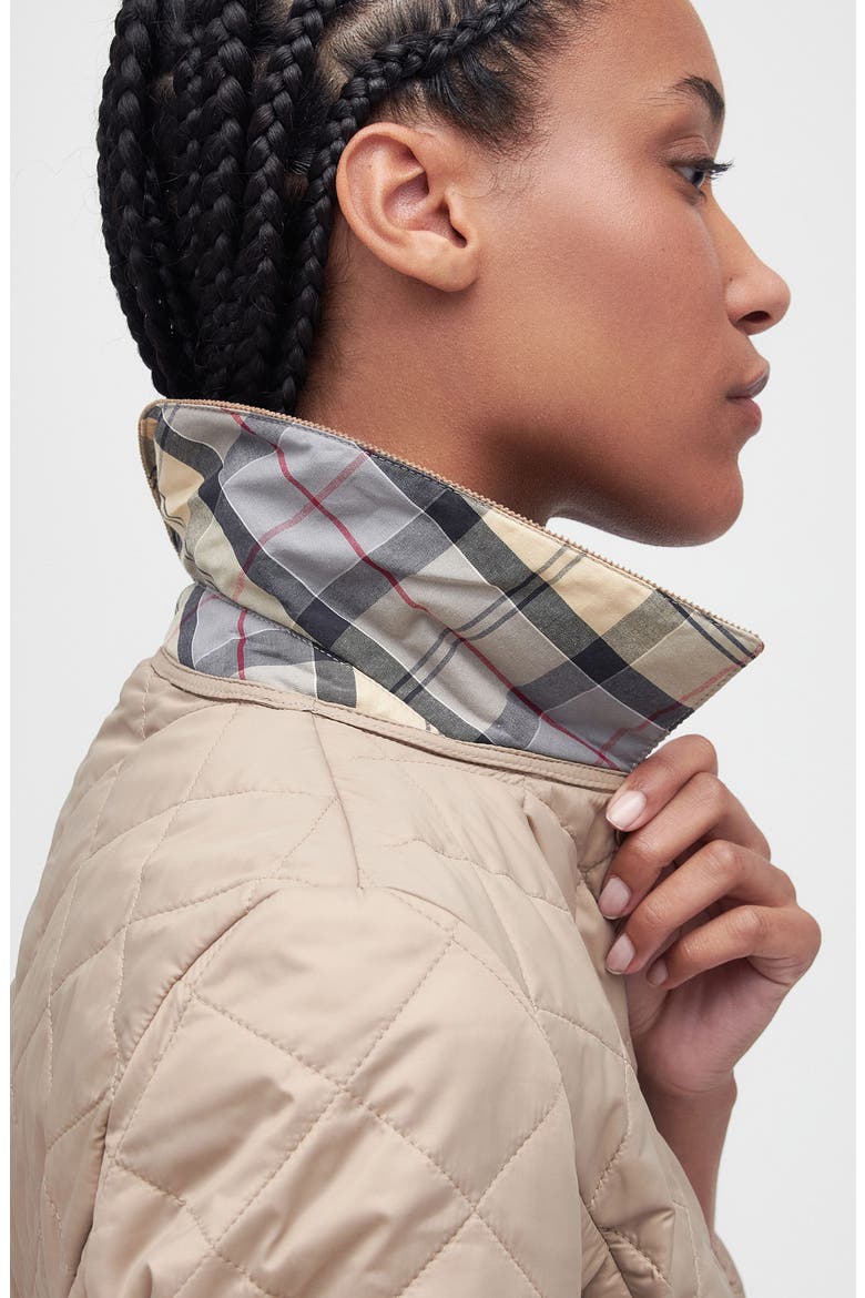 Deveron Diamond Quilted Jacket, Alternate, color, LT TRENCH/LT TRENCH