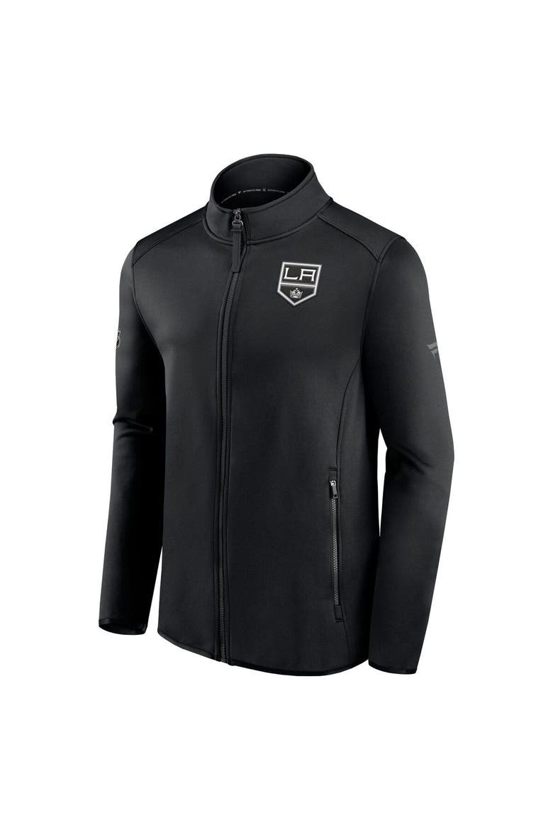Men's Fanatics Branded Black Los Angeles Kings Authentic Pro Rink Fleece Full-Zip Jacket, Alternate, color, Black