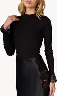 CAMI NYC Cordelia Mock Neck Top
