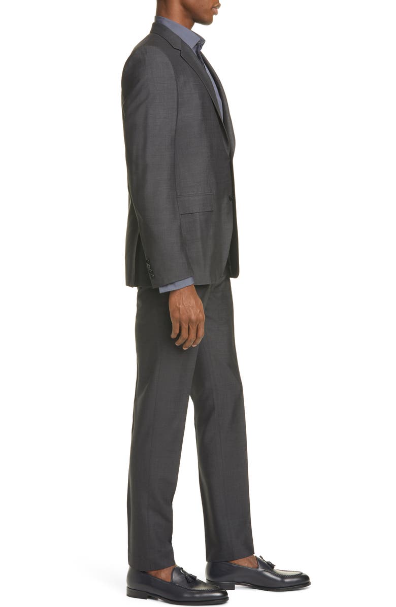 ZEGNA Ermenegildo Zegna Classic Fit Solid Silk & Wool Suit, Alternate, color, 
