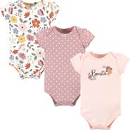 Hudson Baby Cotton Bodysuits 3-Pack