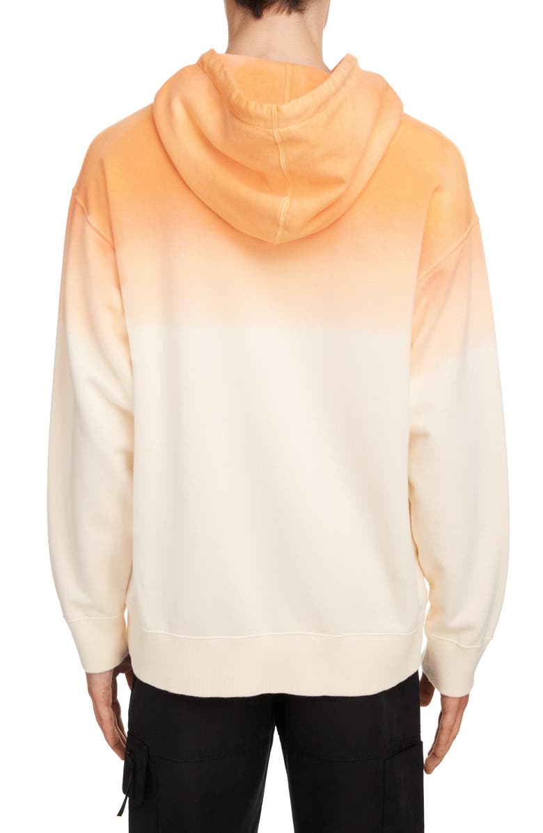 KENZO Dip Dye Tiger Embroidered Oversize Hooded Sweatshirt, Alternate, color, 