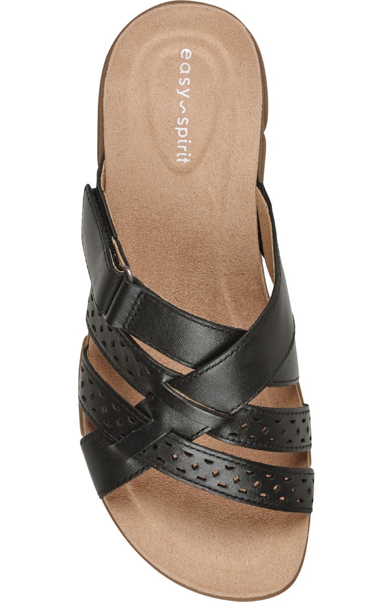 Easy Spirit Melinna Slide Sandal, Alternate, color, Black