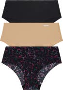 DKNY Litewear Cut Anywhere Assorted 3-Pack Hipster Briefs