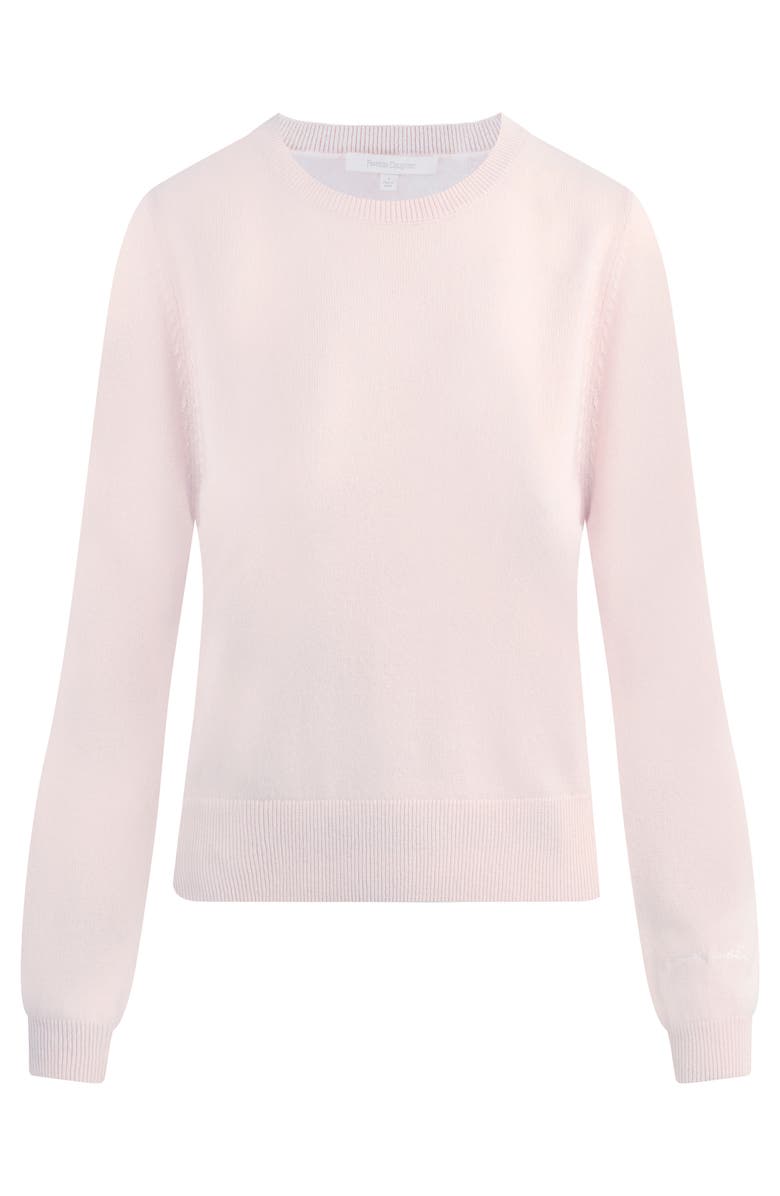 Favorite Daughter Cashmere Crewneck Sweater, Alternate, color, Pale Pink