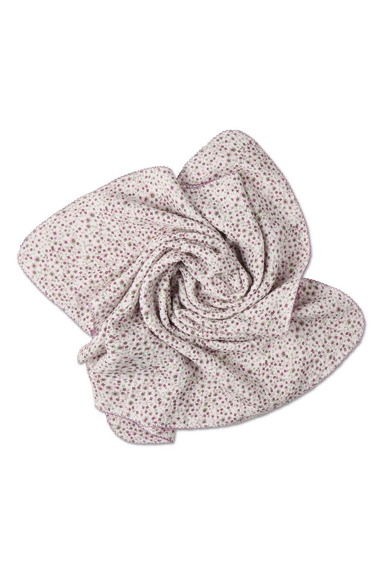 Luna Cotton Swaddle Blanket, Alternate, color, Winter White