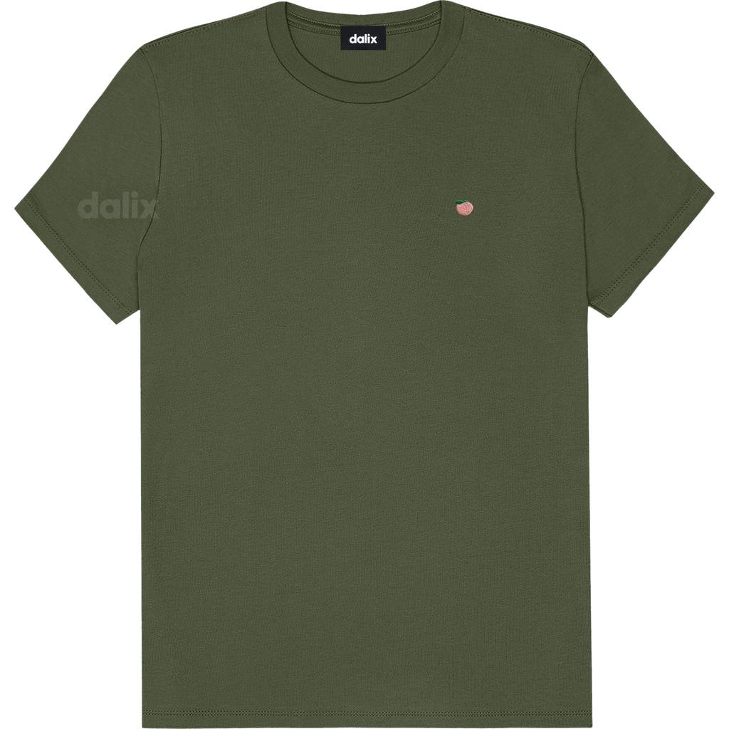 Dalix Womens Lil Peach Jersey Tee In Green