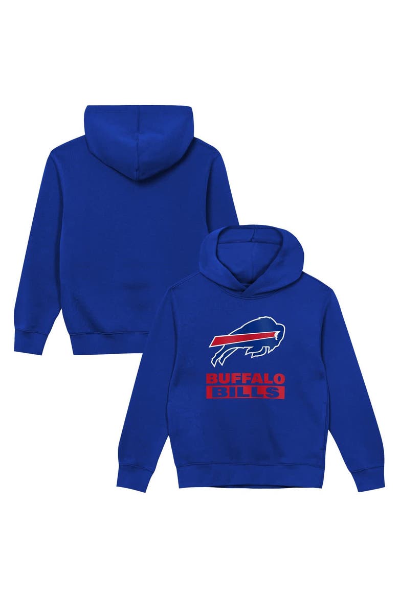 Toddler Outerstuff  Royal Buffalo Bills Back to Basics Hoodie, Main, color, Royal