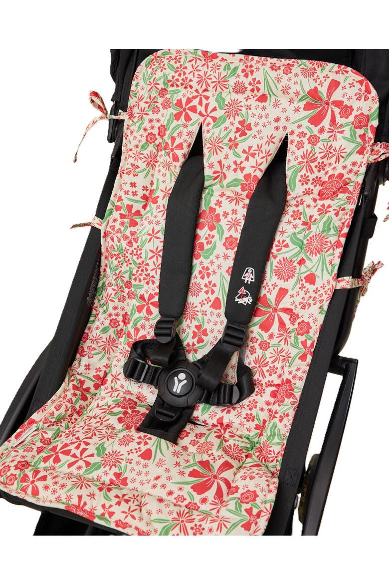 Stroller Party Seat Liner, Alternate, color, Superbloom