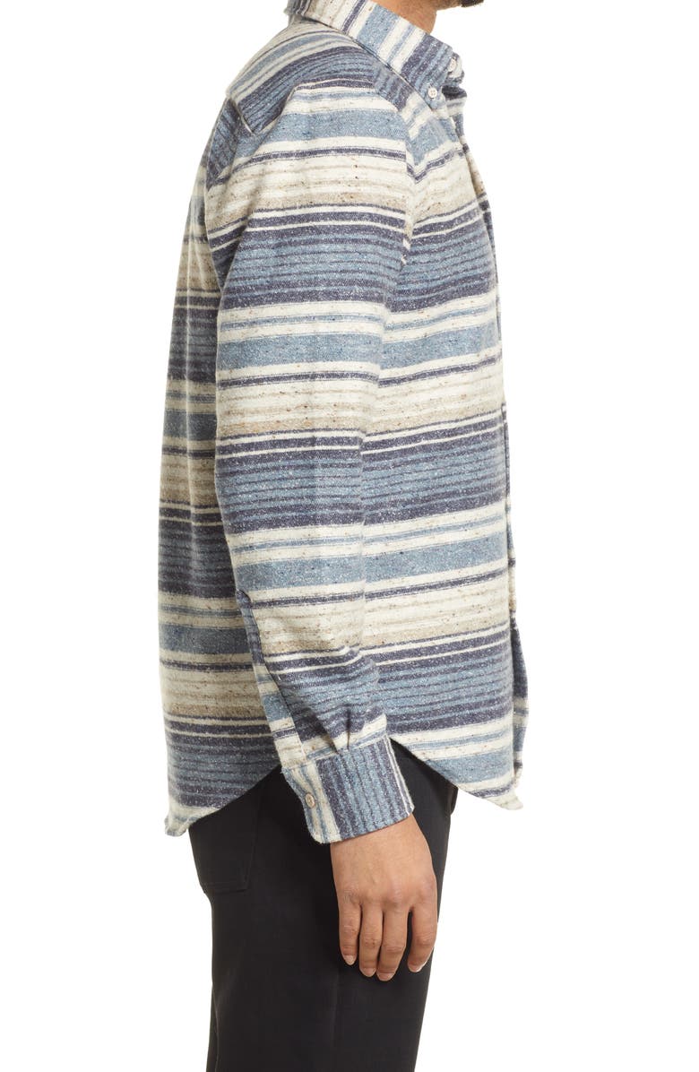 Naked & Famous Denim Naked & Famous Easy Heavyweight Brushed Button-Up Shirt, Alternate, color,