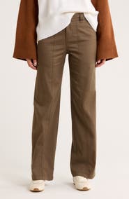 Sanctuary High Waist Modern Straight Leg Pants