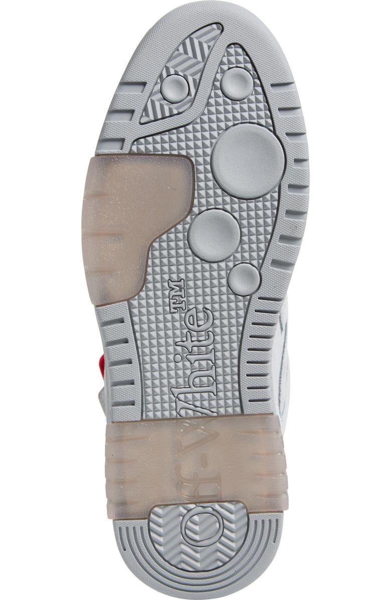 Off-White Out of Office Low Top Sneaker, Alternate, color, Light Blue - Brick Red