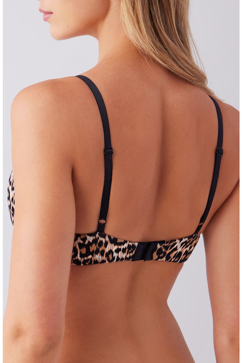 Undercover Plunge T-Shirt Bra, Alternate, color, LEOPARD