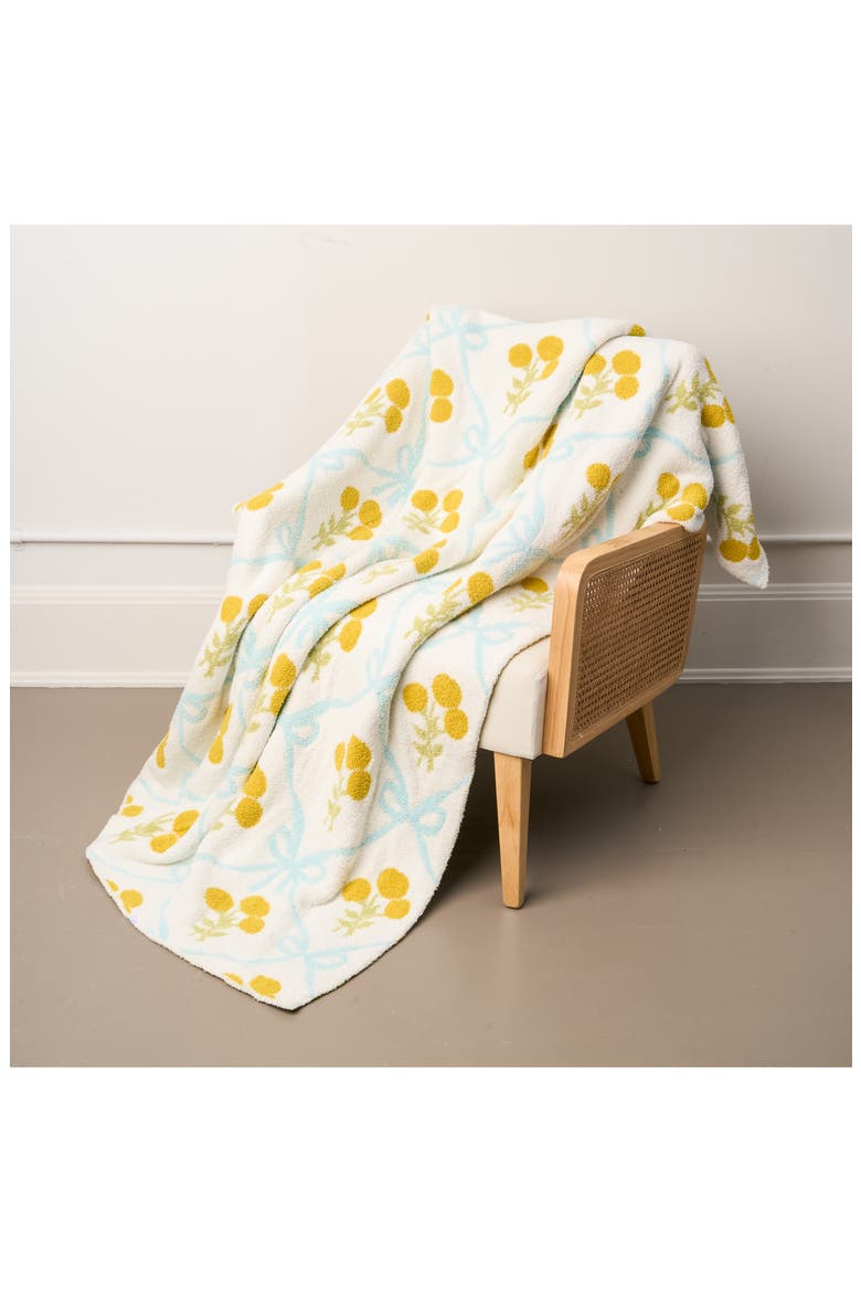 Cozy Dreams Luxe Blanket, Alternate, color, MARIGOLD LN BLUE