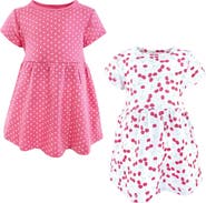 Hudson Baby Cozy Stylish All-Season Baby Dress 2Pk