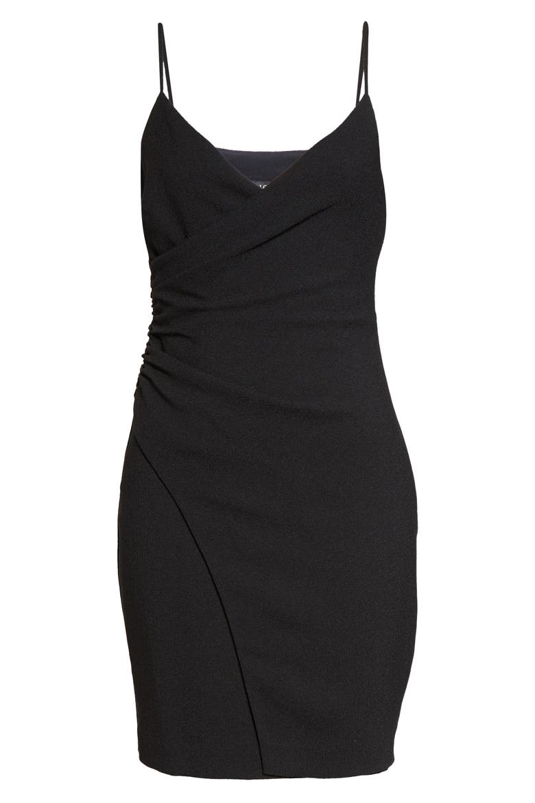 Esthero Crepe Body-Con Dress, Alternate, color, BLACK