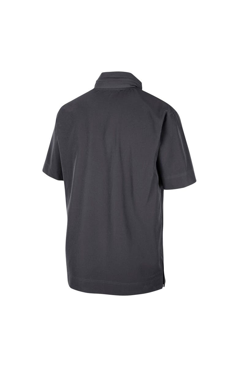 Nike Men's Nike Anthracite Oklahoma Sooners Coaches Half-Zip Short Sleeve Jacket, Alternate, color, Anthracite