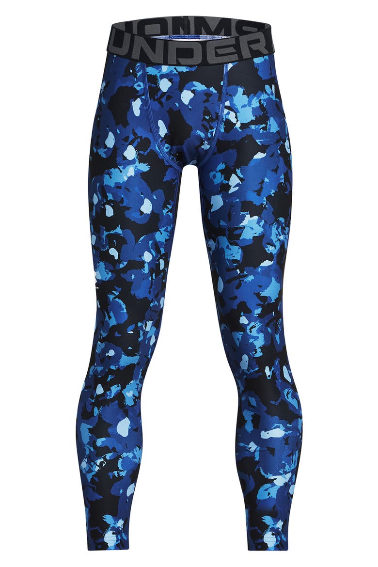 Kids' Print Leggings, Main, color, TECH BLUE
