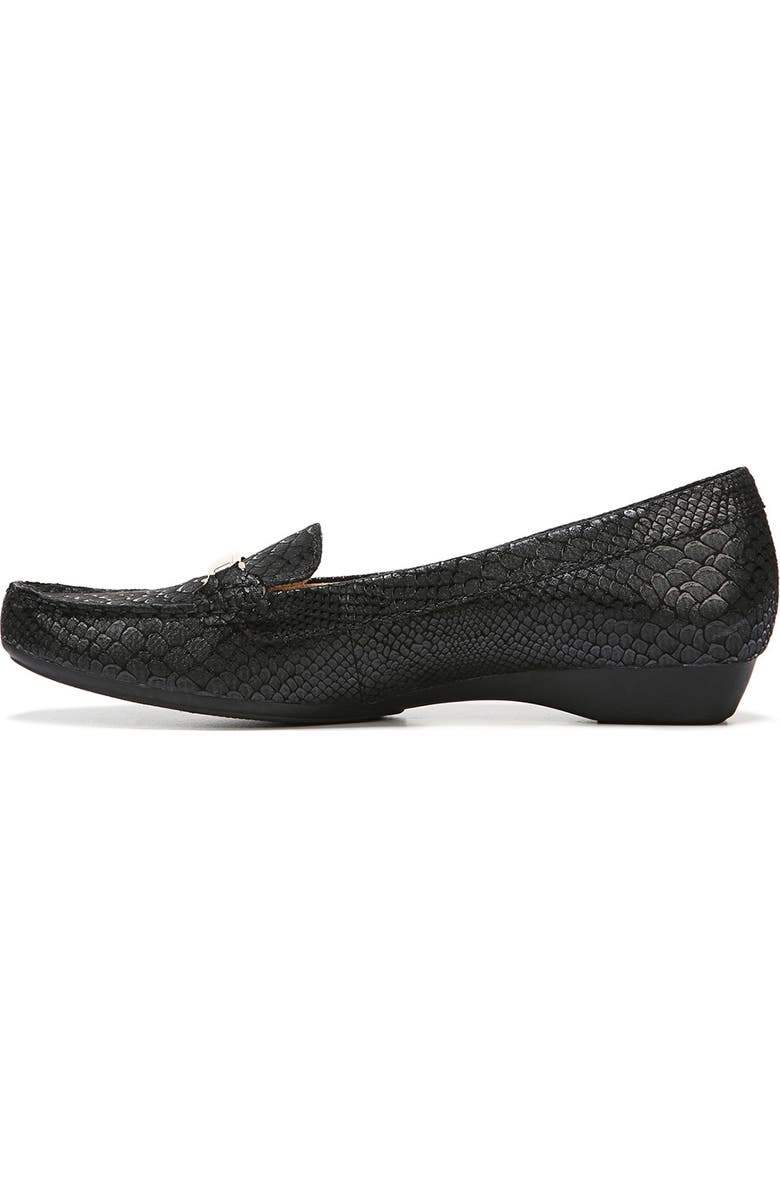 Naturalizer Gadget Snake Embossed Leather Bit Loafer - Wide Width Available, Alternate, color,