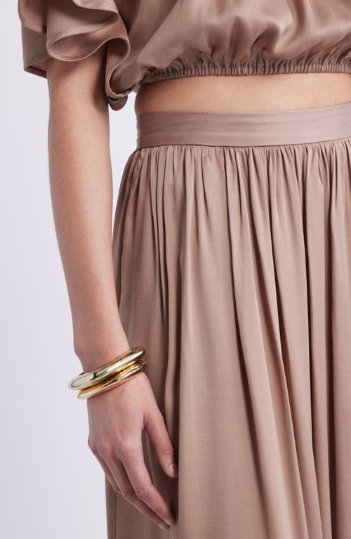 Nordstrom Gathered Midi Skirt In Multi