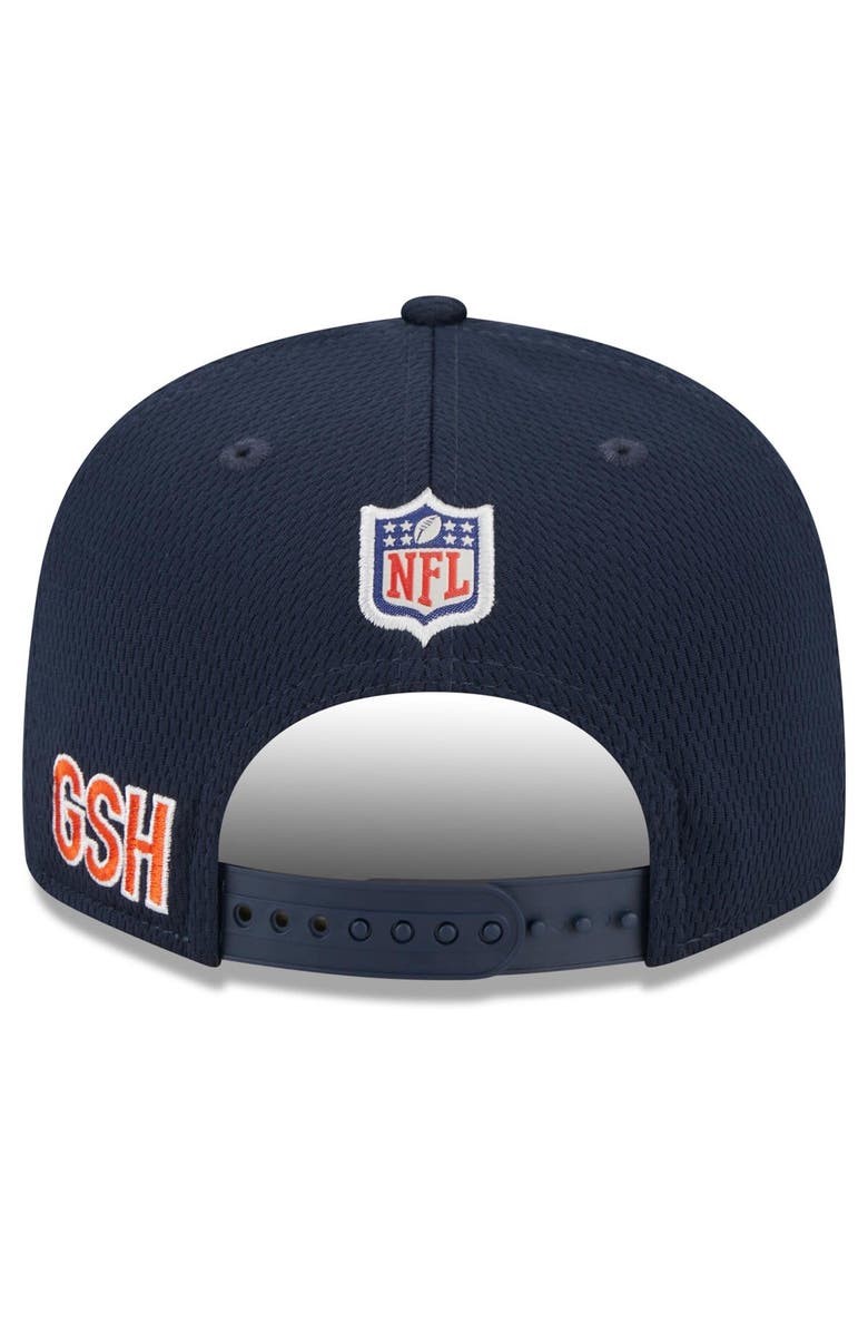 New Era Men's New Era Navy Chicago Bears 2023 NFL Training Camp Secondary Logo 9FIFTY Snapback Hat, Alternate, color, 