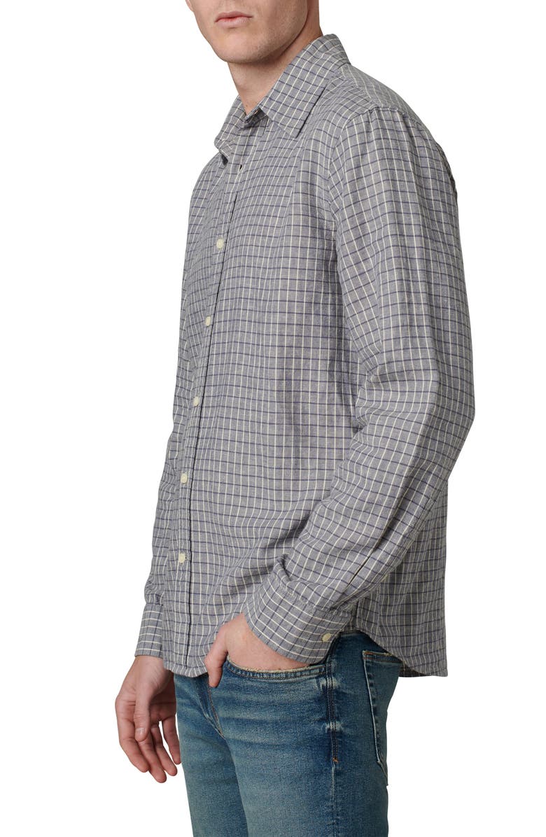 Joe's Oliver Plaid Linen Blend Button-Up Shirt, Alternate, color,