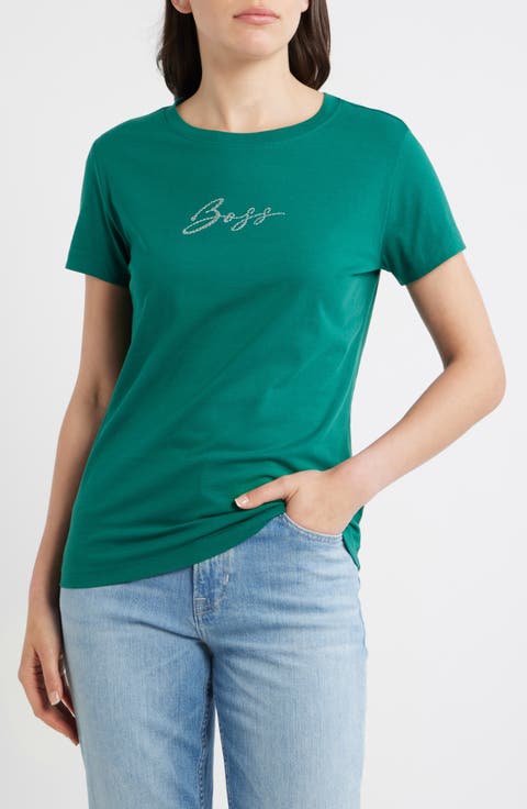 Esogo Crystal Logo Cotton Top